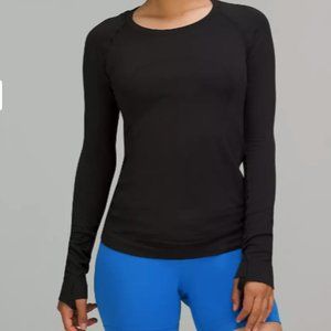 Lululemon Swiftly Tech Long-Sleeve Shirt 2.0 Black Size 6